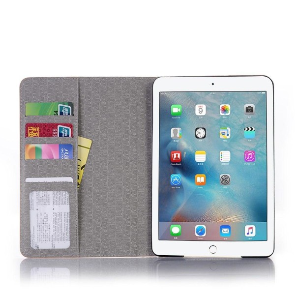 Kortmønster Wallet Stand Leather Tablet Casing iPad 10.2 (2021) Brown