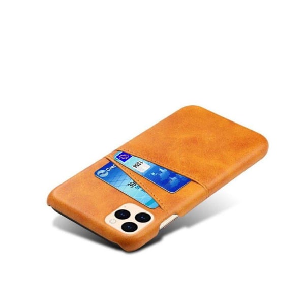 Etui med to kort - iPhone 12 / 12 Pro - Brun Brown