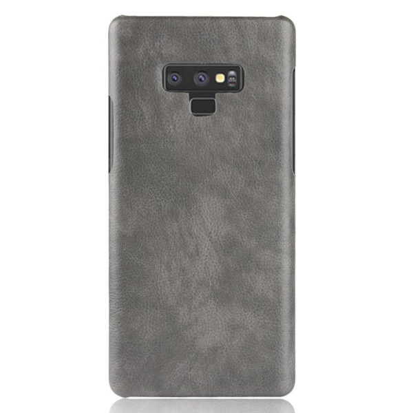 Samsung Galaxy Note9 Liitsihedelmän Jyvä Pintainen Kova Muovi Takasuoja Kuori - Harmaa Silver grey