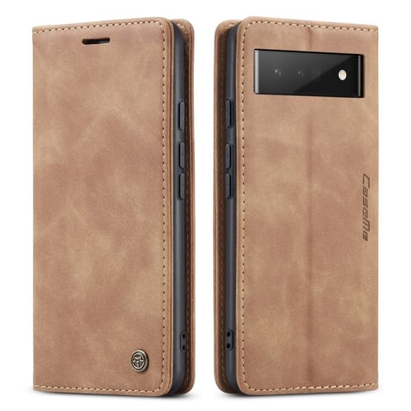 Suojakotelome Google Pixel 6 Pro Vintage Suojakotelo - Ruskea Brown