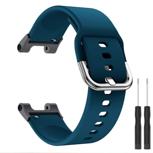 Amazfit T-Rex Pro / T-Rex / Ares klockarmband i silikon - Midnattsblå Blå