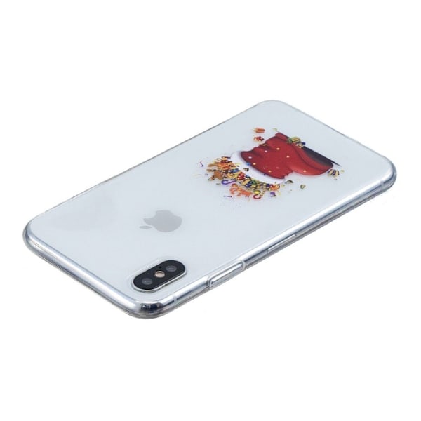 iPhone Xs Max soft case med julemønster - Julegave Multicolor