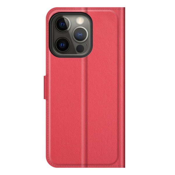 Klassisk iPhone 13 Pro flip etui - Rød Red
