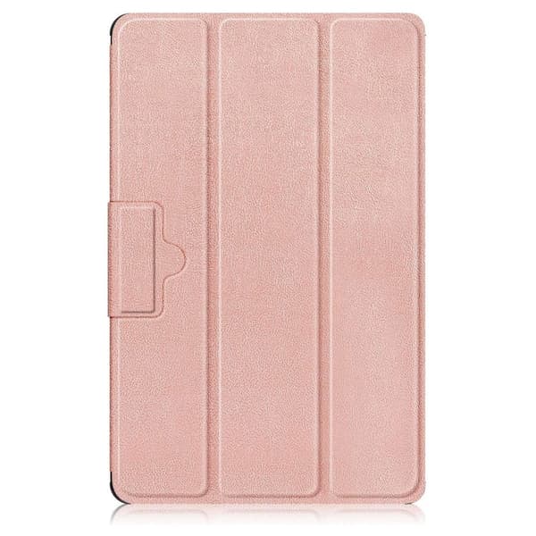 Tri-fold Leather stander etui til Lenovo Tab M10 (Gen 3) - Rødguld Pink