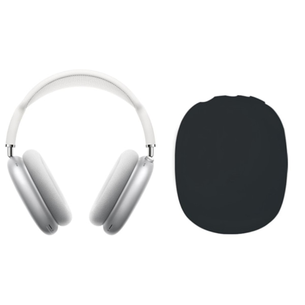 Airpods Max mjukt silikonskydd - Svart Svart