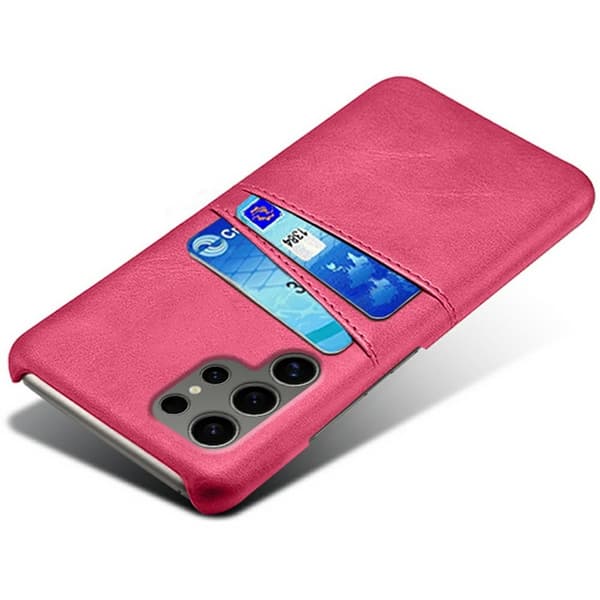 Dual Card Samsung Galaxy S25 Ultra deksel - Rose Pink