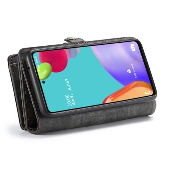 CaseMe Samsung Galaxy A52 5G fodral med blixtlås - Svart Svart