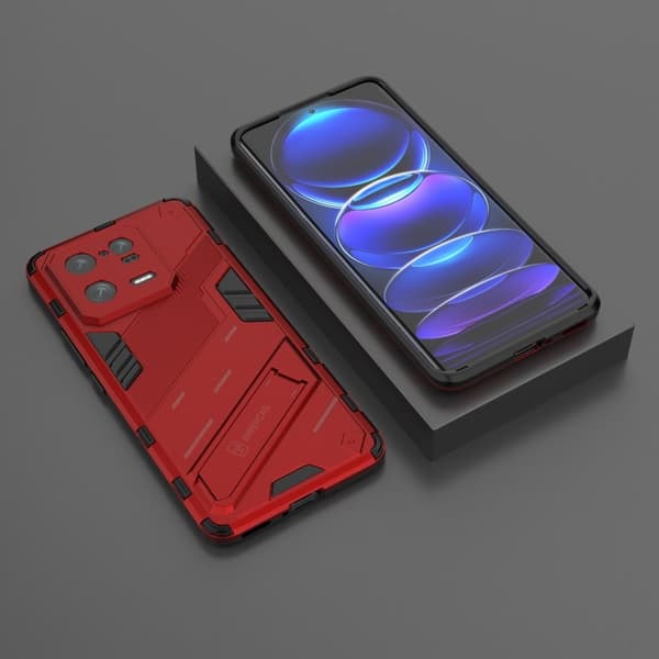 Støtsikkert hybriddeksel for Xiaomi 13 Pro - Rød Red