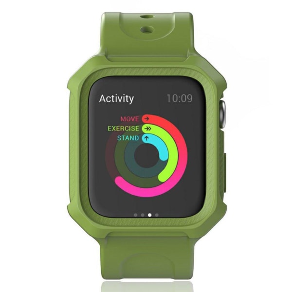 Apple Watch Series 5 44mm armor silikone Urrem - Grøn Green