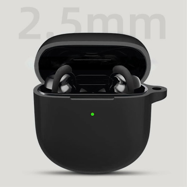 BOSE QuietComfort Earbuds II silikoneetui med spænde - Grå Silver grey