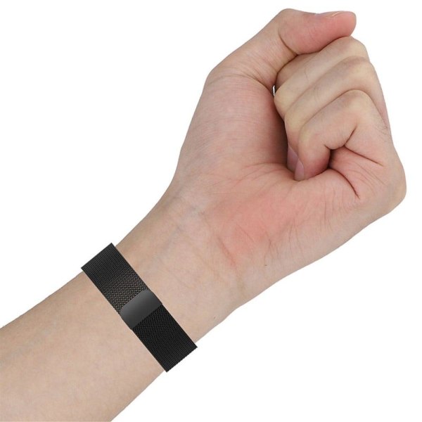 Ruostumattomasta teräksestä valmistettu rannekellon hihna ja suojus Xiaomi Redmi Watch 2:lle - Musta Black