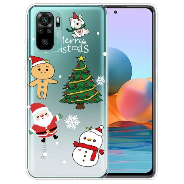 Joulu Xiaomi Redmi Note 10S / Redmi Note 10 tapauksessa - Santa Ja Santa Multicolor