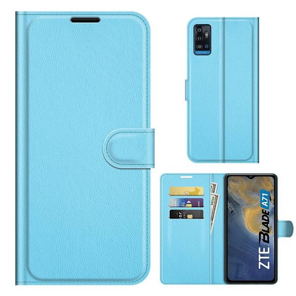Classic ZTE Blade A71 Flippetui - Blå Blue