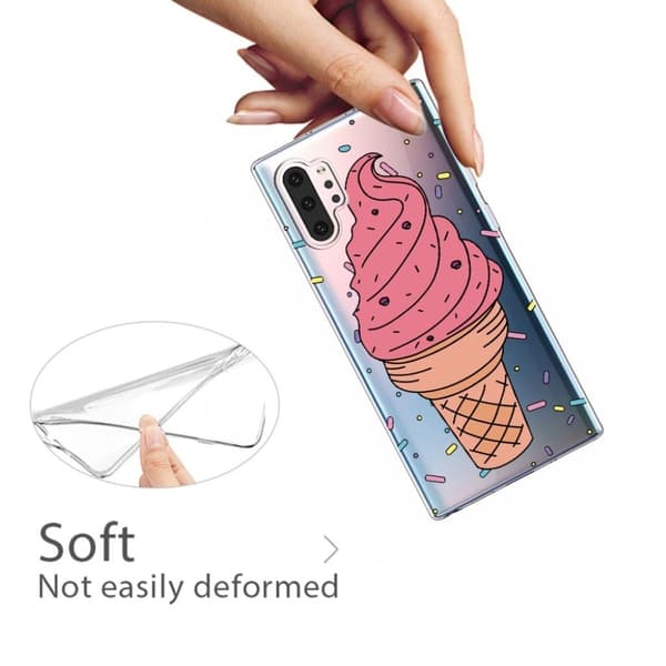 Deco Samsung Galaxy Note 10 Pro deksel - Iskrem i kjeks Multicolor