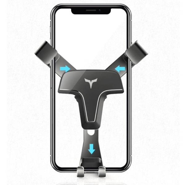 Universal T3 triangle air outlet phone mount - Black Black