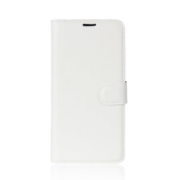 Huawei P20 Pro litchi tekstur PU læder flip etui - hvid White