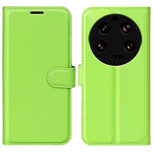 Klassisk Xiaomi 13 Ultra Flip Etui - Grøn Green