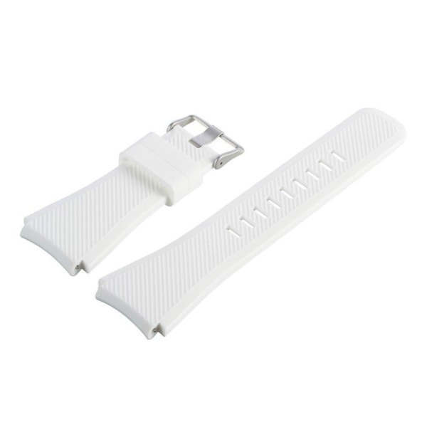 Samsung Gear S3 justerbar sport strop silikone urrem - hvid White