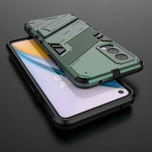 Støtsikkert hybriddeksel for OnePlus Nord 2 5G - Grønn Green