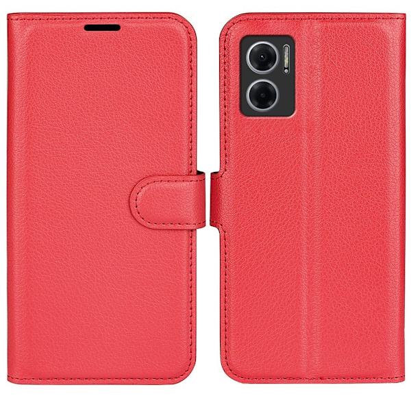 Classic Xiaomi Redmi Note 11E flip etui - Rød Red