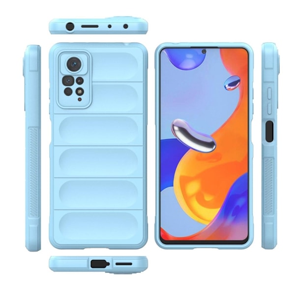 Blødt grebsformet cover til Xiaomi Redmi Note 11 Pro 5G / Xiaomi Redmi Note 11 Pro - Blå Blue