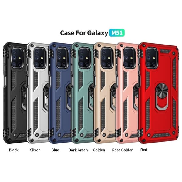 Bofink Combat Samsung Galaxy M51 kotelot - Musta Black