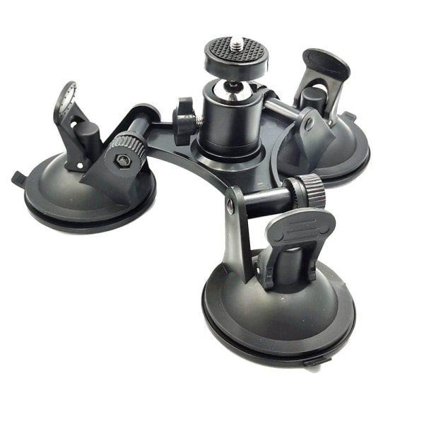 Universal triple mount rotatable tripod Black
