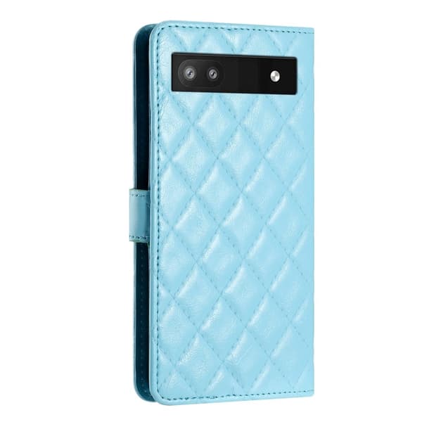 Funktionelt Google Pixel 7a rombe etui med pung Blue
