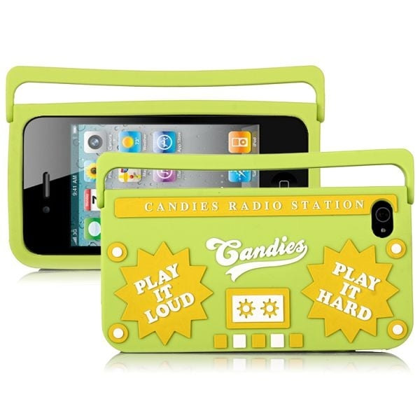 Ghetto Blaster (orange) iPhone 4/4S-cover Green