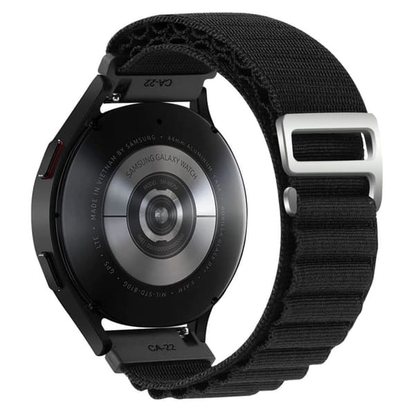 18 mm universal nylon-urrem - Sort Black