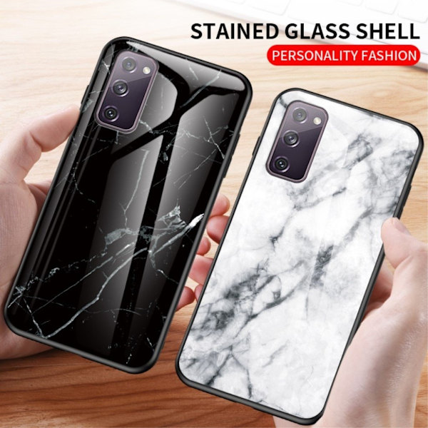 Fantasy Marble Samsung Galaxy S20 FE 5G / S20 Fe Deksel - Svart Black