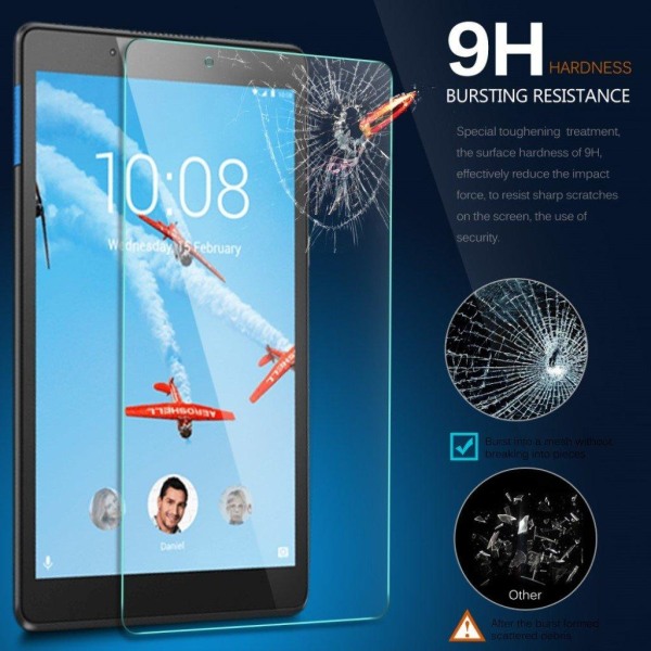 Lenovo Tab E8 tempered glass screen protector Transparent