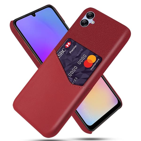 Bofink Samsung Galaxy A05 korttikotelo - Punainen Red