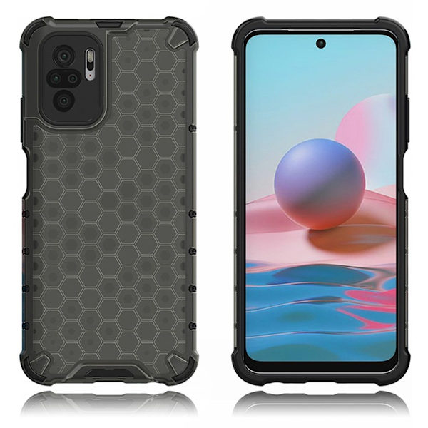 Bofink Honeycomb Xiaomi Redmi Note 10S Etui - Sort Black