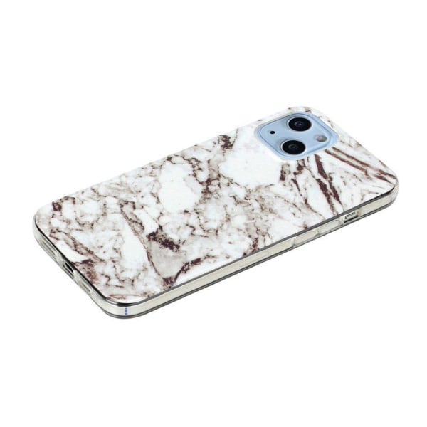 Marble design iPhone 13 cover - Hvid White