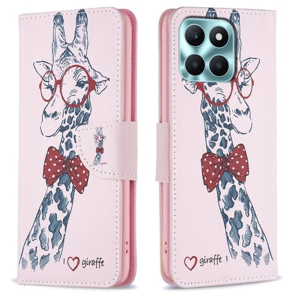 Wonderland Honor X6a Flippetui - Sjiraff Pink