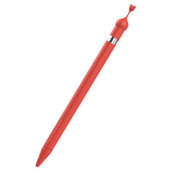 Apple Pencil cartoon design silicone cover - Red Red