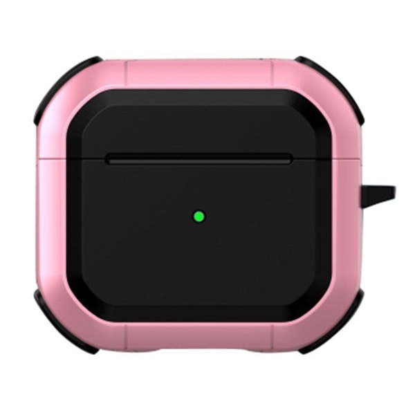 AirPods Pro 2 dobbeltfarvet beskyttelsesetui med spænde - Lyserød Pink