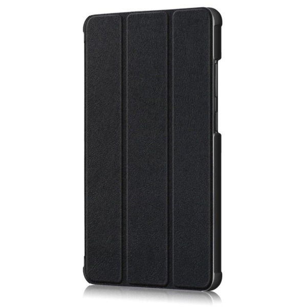 Lenovo Tab M7 tri-fold durable leather flip case - Black Svart