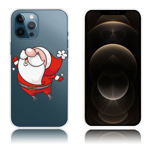 Juleveske til iPhone 12 Pro Max - Dansende Julenisse Red
