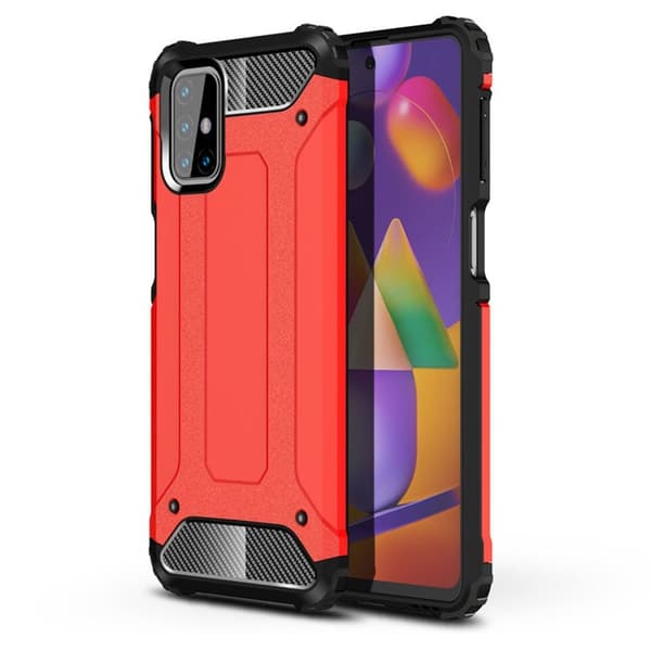 Suoja Samsung Galaxy M31s kotelot - Punainen Red
