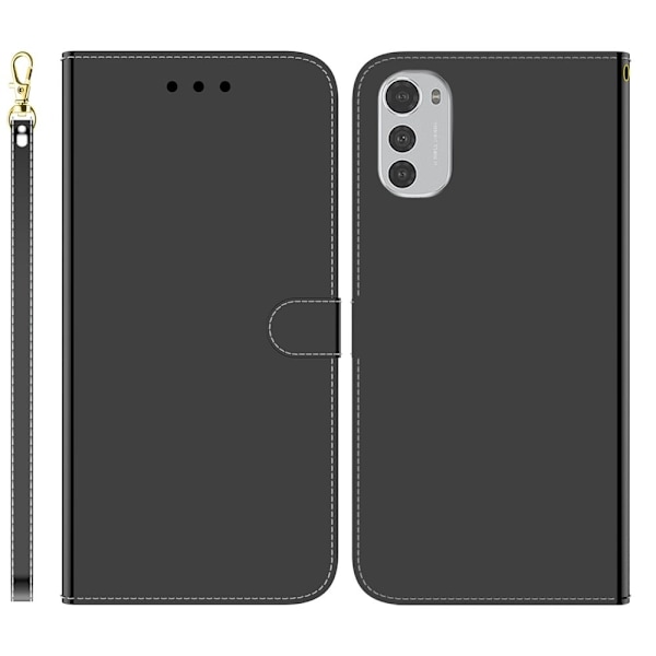 Mirror etui til Motorola Moto E32 - Sort Black