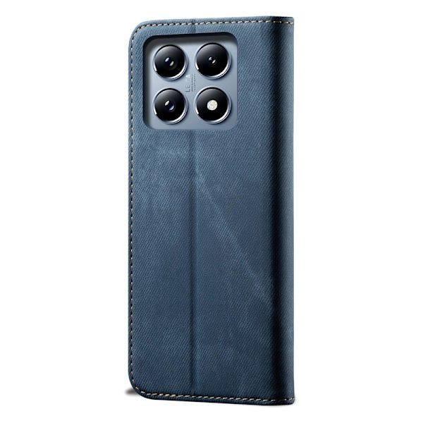 Jeans Xiaomi 14T Pro flip etui - Blå Blue