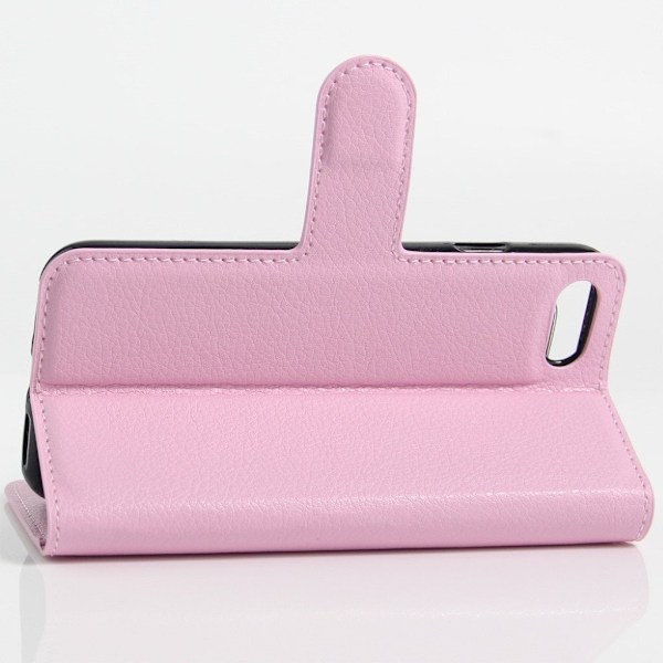 Laudrup Litchi Läderfodral för iPhone 7 / 8 - Rosa Rosa