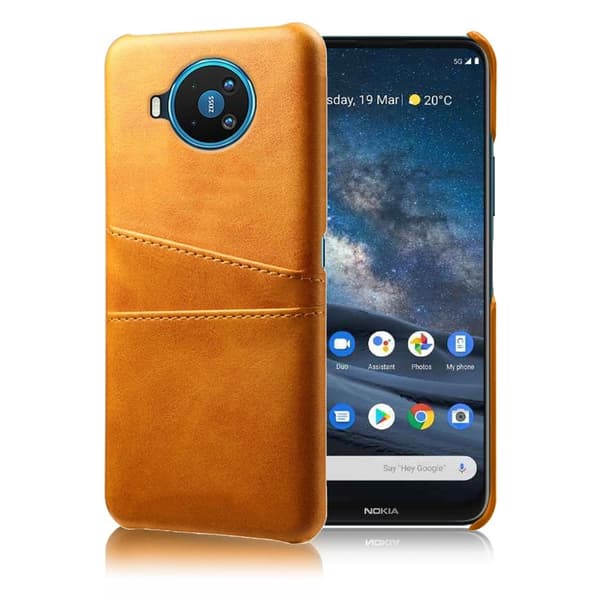 Dual Card Etui Nokia 8.3 5g - Brun Brown