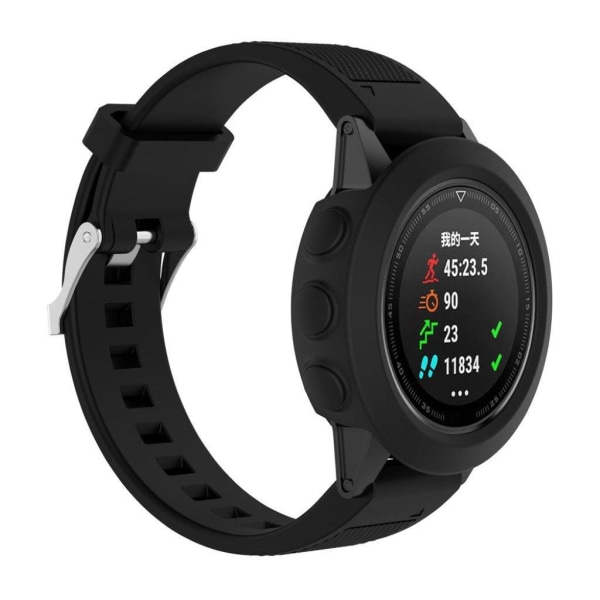 Garmin Fenix 5X tyylikäs suojakuori - Musta Black