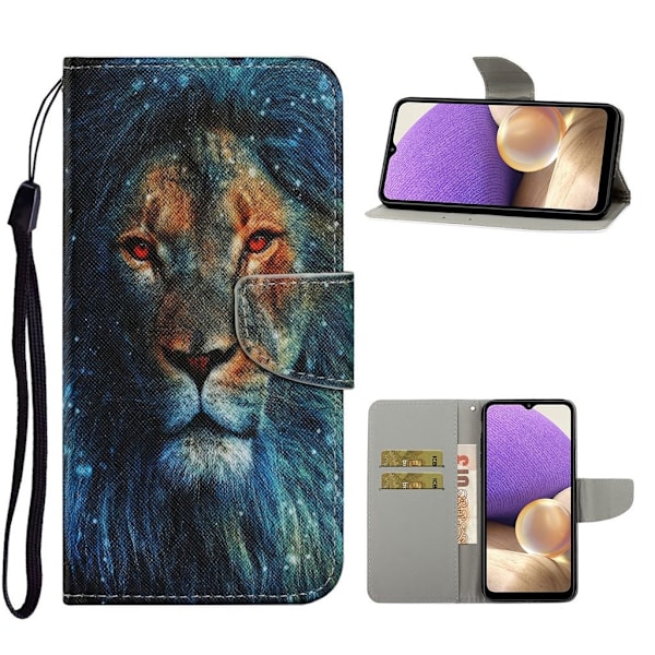 Wonderland Samsung Galaxy A32 fodral -Flerfärgad multifärg