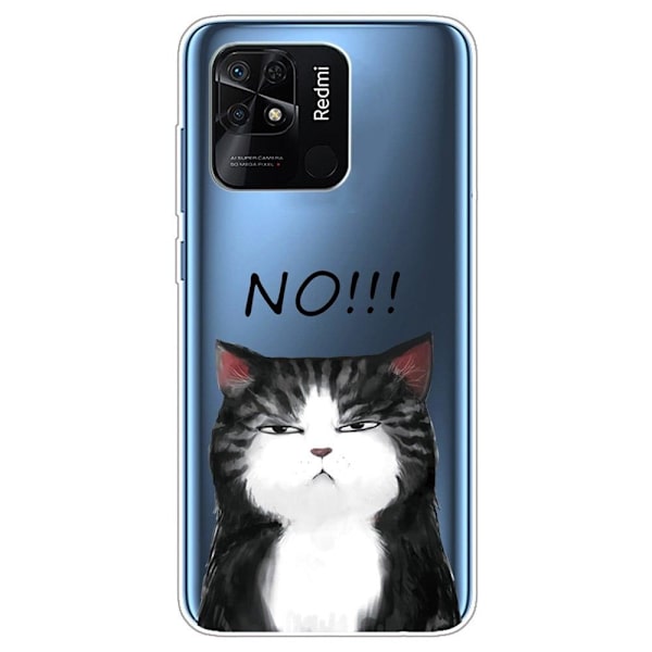 Deco Xiaomi Redmi 10C Etui - Kat Says No White