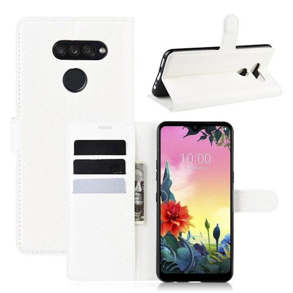 Classic LG K50S flip case - Hvit White