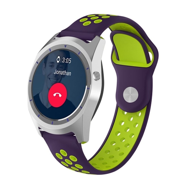 Fossil Q Marshal Gen 2 Silikooni Kello Ranneke Kaksivärinen - Violetti/ Vihreä Green